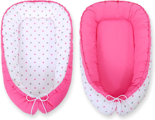 Bobono Baby Nestkissen Gray, Pink
