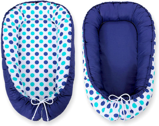 Bobono Baby Nestkissen Mint And Navy
