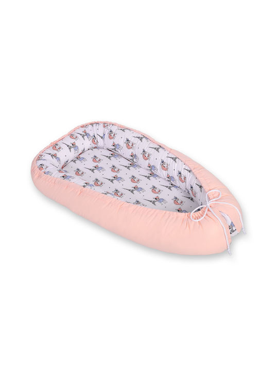 Bobono Βρεφικό Μαξιλάρι Φωλιά Powder Pink