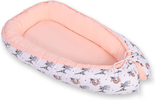 Bobono Βρεφικό Μαξιλάρι Φωλιά Powder Pink