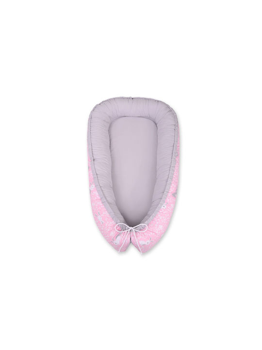 Bobono Βρεφικό Μαξιλάρι Φωλιά Pink, Gray