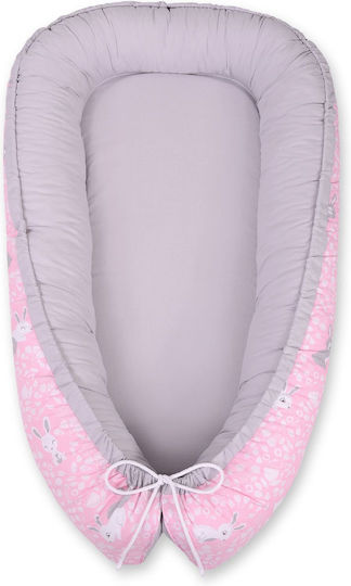Bobono Βρεφικό Μαξιλάρι Φωλιά Pink, Gray