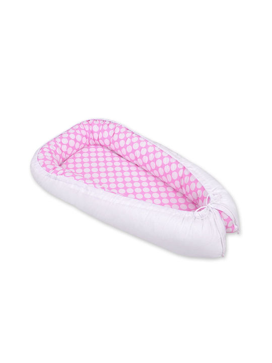 Bobono Βρεφικό Μαξιλάρι Φωλιά Pink, White