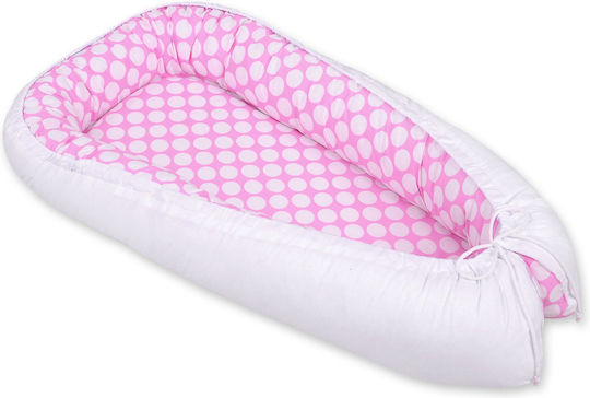 Bobono Baby Nest Pink, White