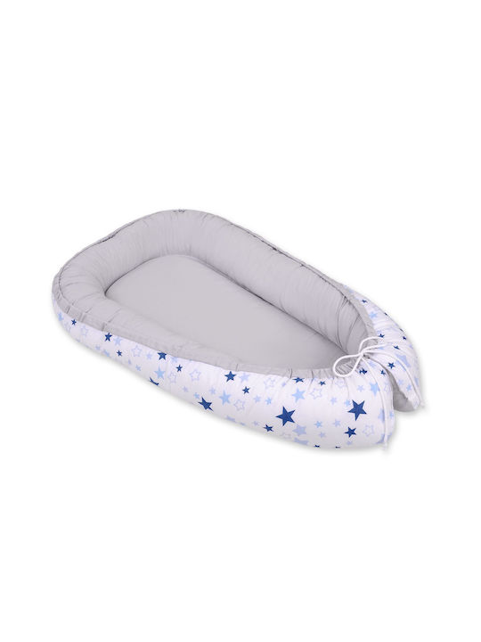 Bobono Βρεφικό Μαξιλάρι Φωλιά White And Blue