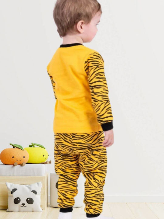 Supermini Kids' Pajamas Winter Yellow