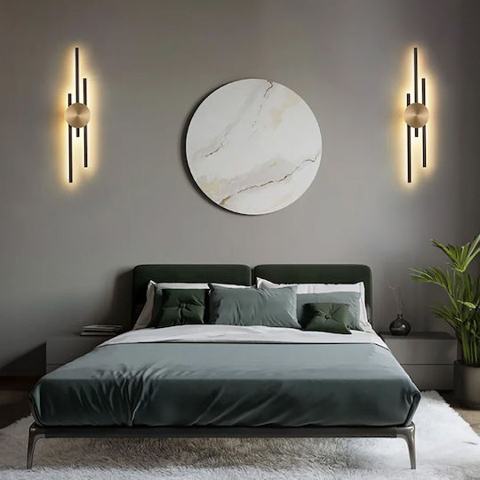 Toolight Modern Leuchte Wand mit Integrierter LED Schwarz