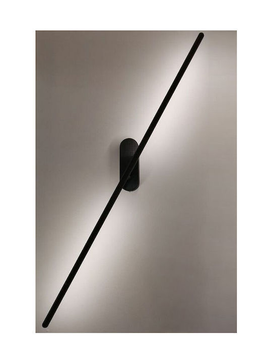 Toolight Leuchte Wand mit Integrierter LED und Neutralweißes Licht Schwarz 92cm