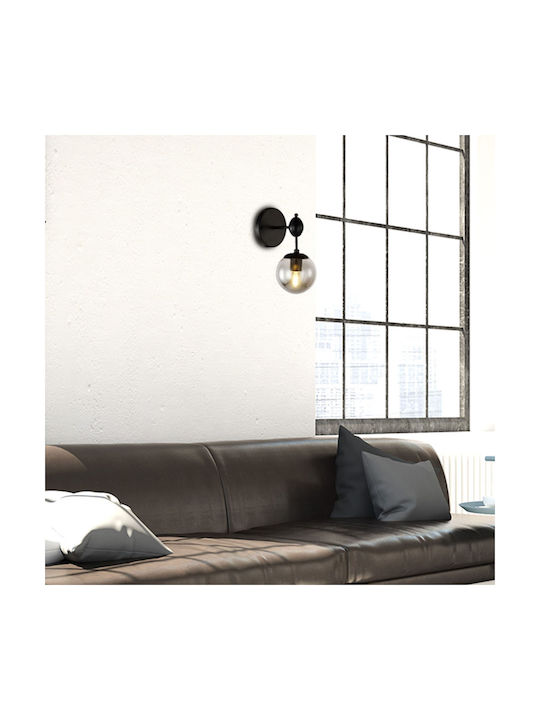 Toolight Modern Leuchte Wand mit Fassung E27 Schwarz