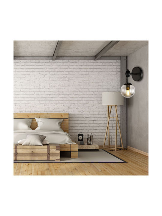 Toolight Modern Leuchte Wand mit Fassung E27 Schwarz