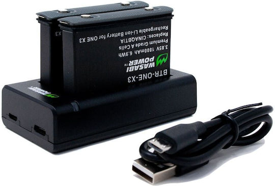 Wasabi Power Dual Usb Battery Charger Insta360 X3