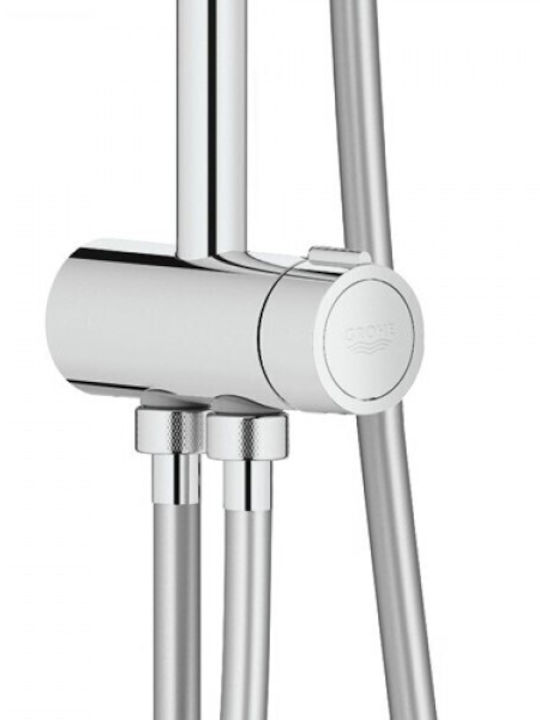 Grohe Shower Column with Mixer White