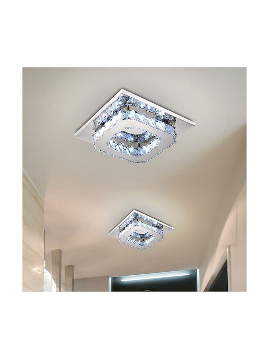 Toolight Πλαφονιέρα Οροφής με Ενσωματωμένο LED και Κρύσταλλα