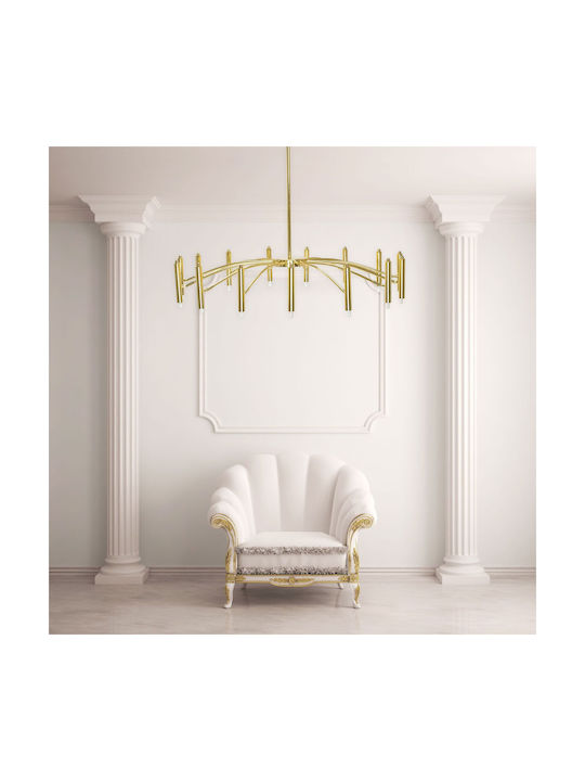 Toolight Kronleuchter Gold OSW-01406