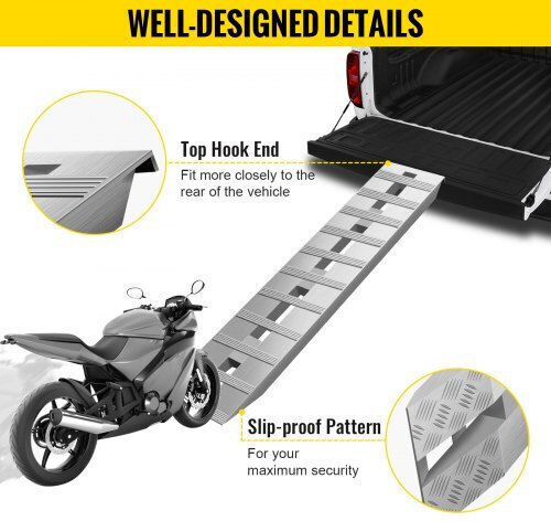 Vevor Aluminum Trailer Ramps 60'' X 12'' 6000lbs Set of 2