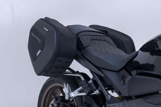 SW-Motech Pro Blaze Σετ Σαμάρια Μοτοσυκλέτας σε Μαύρο Χρώμα