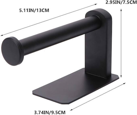 Matte Black Toilet Paper Holder