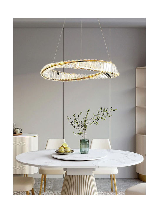 Toolight Κρεμαστό Φωτιστικό LED με Κρύσταλλα