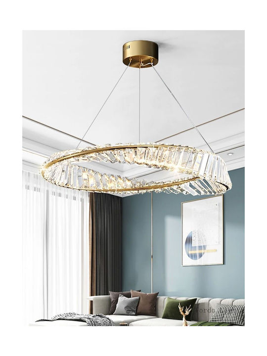 Toolight Κρεμαστό Φωτιστικό LED με Κρύσταλλα