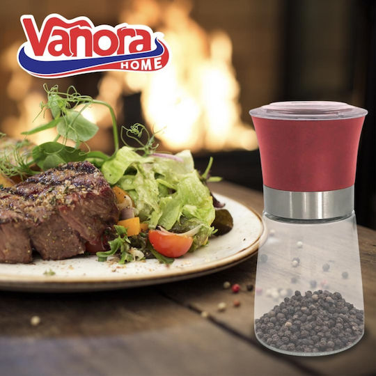 Vanora Rasnita Manuală De Sare Ceramică Roșie 13.5cm