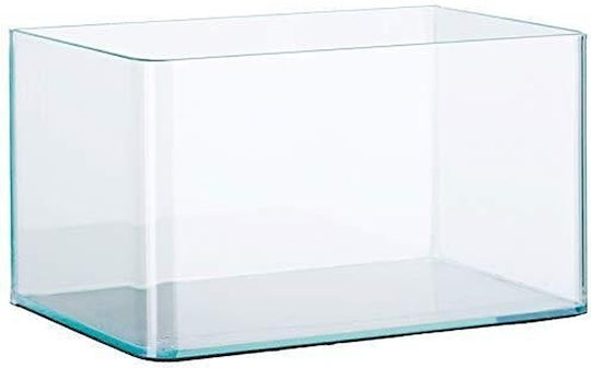 Fish Aquarium Capacity 38lt with 45x30x30cm White