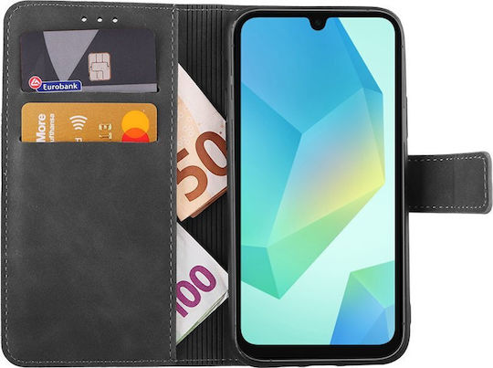 Lime Essential Magnet Book Δερματίνης / Σιλικόνης Γκρι (SAMSUNG A16 5G A166)