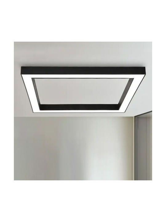 Toolight Ceiling Mount Light Black with Integrated LED
