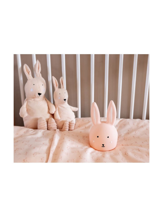 Trixie Φωτιστικό Νυκτός Mrs Rabbit Ροζ