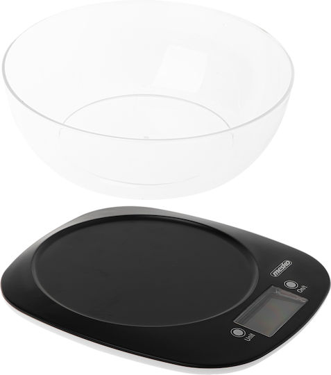 Adler Ψηφιακή Ζυγαριά Κουζίνας με Κάδο έως 5kg Μαύρη
