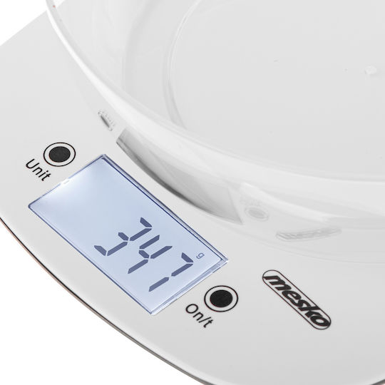 Adler Digital Kitchen Scale with Bucket up to 5kg White