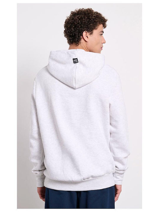 BodyTalk Sweatshirt Fleece with Hood Melange Gray