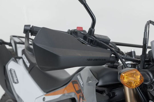 SW-Motech Motorcycle Protective Hand Guards in Black Colour