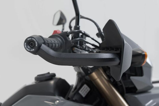 SW-Motech Motorcycle Protective Hand Guards in Black Colour