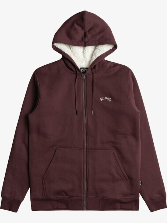 Arch Sweatshirt with Hood Burgundy