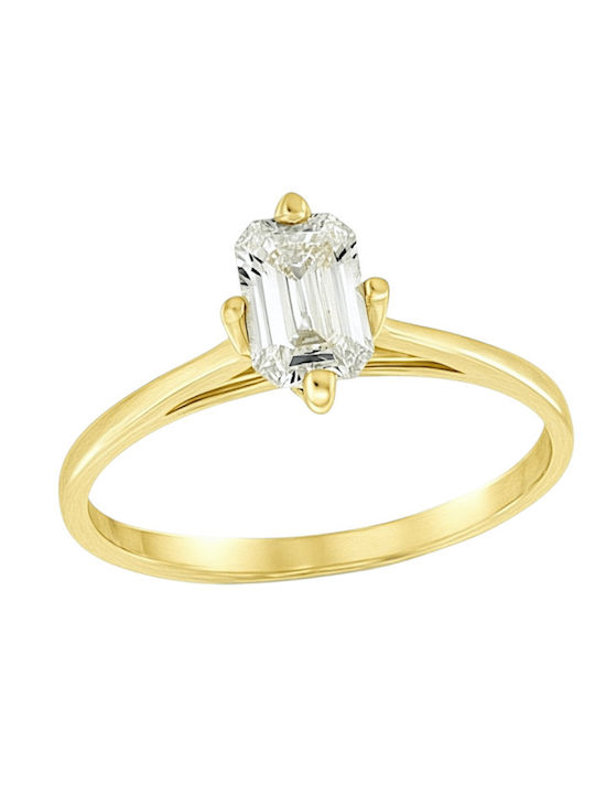 Xryseio Единичен камък от Злато 14K