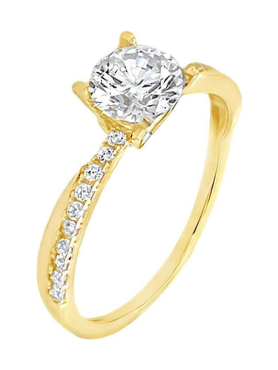 Xryseio Single Stone from Gold 14K