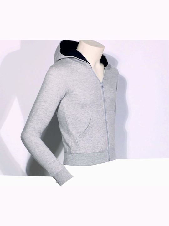 Bluze și Hanorace Pentru Copii Cardigan Cu Glugă Gri