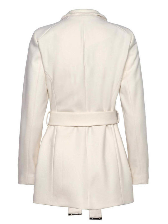 Ted Baker 249308 Women's Wool Short Coat Ivory