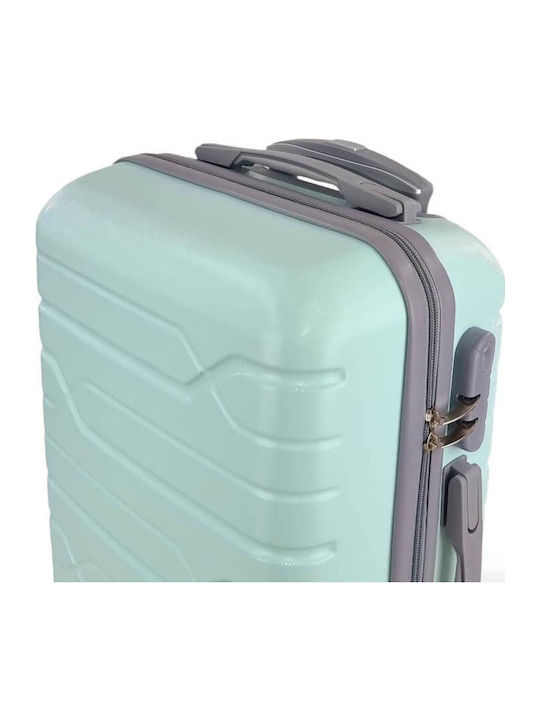 Playbags Βαλίτσα Ταξιδίου Καμπίνας Σκληρή Μέντα με 4 Ρόδες Ύψους 52εκ.