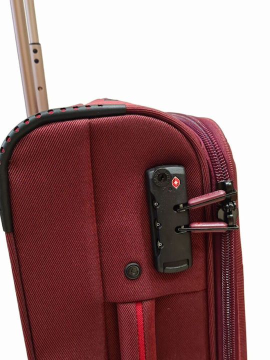 Diplomat Athens Collection 6040 Valiză de Călătorie Mare Bordeaux cu 4 roți Înălțime 78cm ZC604