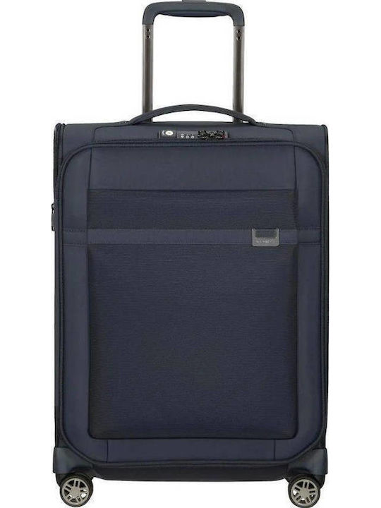 Samsonite Airea Cabin Fabric Black Suitcase With 4 Wheels Height 55cm