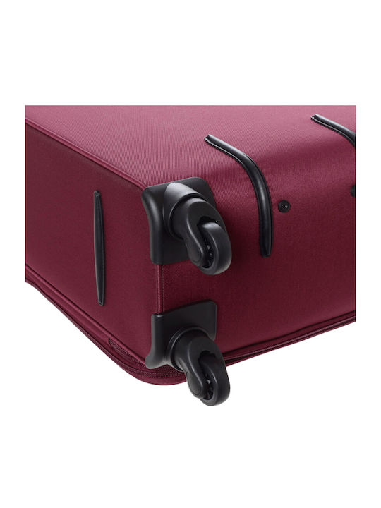 Diplomat Athens Collection 6040 Valiză de Călătorie Mare Bordeaux cu 4 roți Înălțime 78cm ZC604