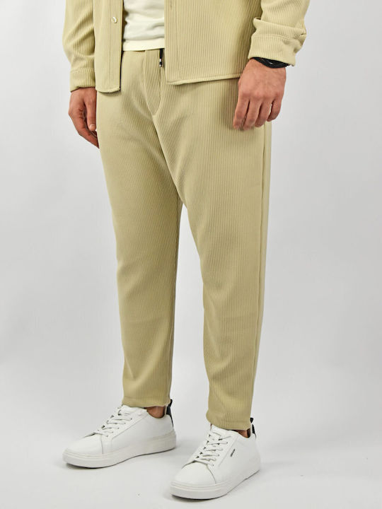 Urbane Fashion Set Shirt Trousers Beige 8913/8928