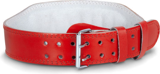 Amila Leather Weight Lifting Belt Red B Quality L 8331103