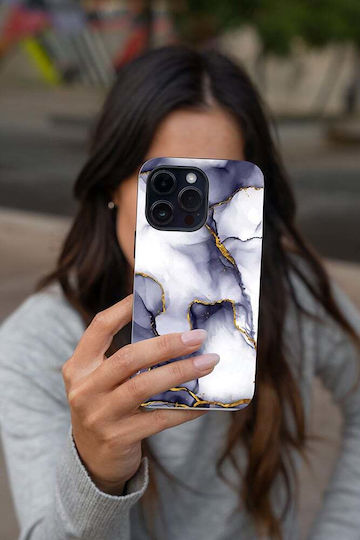 Sonique Marble Series Case for Huawei P30 Lite Purple Grey