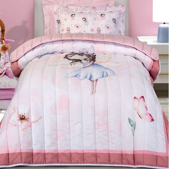 Greenwich Polo Club Kids Duvet Double Sided Single with Microfiber Filling 8849 Pink, Rose 160x220cm Greenwich Polo Club Kids Duvet Double Sided Single with Microfiber Filling 8849 Pink, Rose 160x220cm