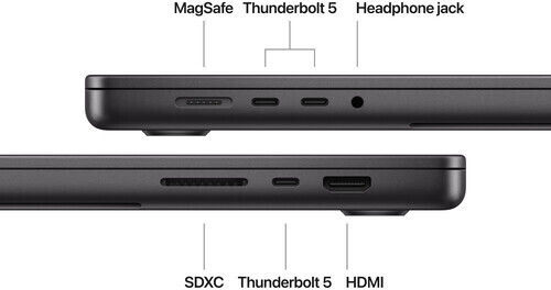 Apple MacBook Pro 16" (2024) 16.2" Retina Display 120Hz (M4 Max-16‑core/48GB/1TB SSD) Space Black (International English Keyboard)