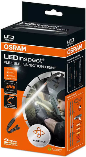 Φακός Εργασίας Επαναφορτιζόμενος Μαγνήτη Led Flexible Inspection 3 Light Level Osram Lεdιl416
