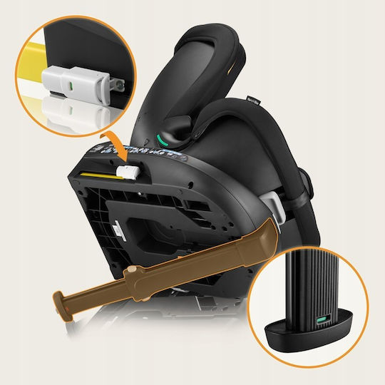 Lionelo Navy Baby Car Seat i-Size with Isofix Black Onyx