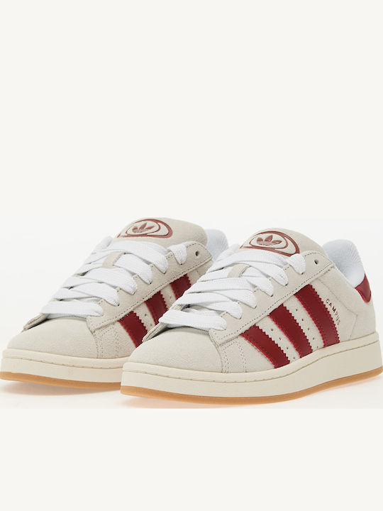 Campus 00s Sneakers Crystal White / Core White / Preloved Ruby